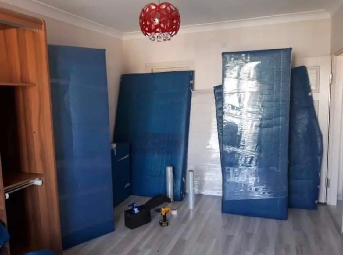 Florya nakliyat: mavi paketli dolaplar